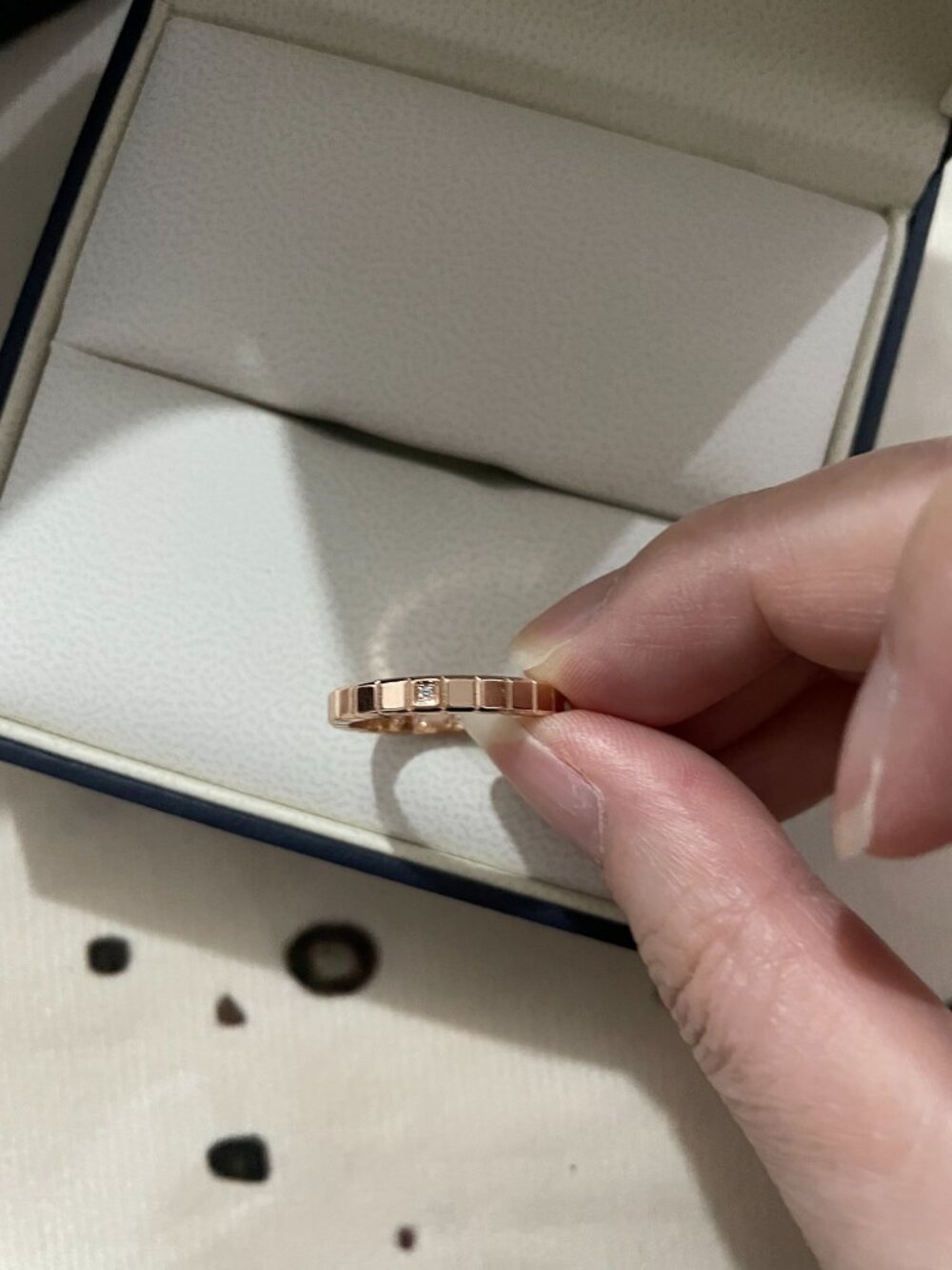 Chopard Ice Cube Rose Gold Ring - Picture 2 of 7